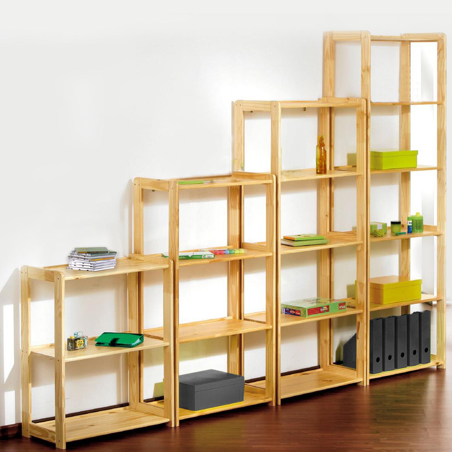 Dřevěné regály - police