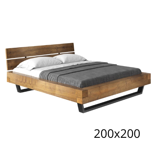 Postel CURBY 200x200 kov vintage lak