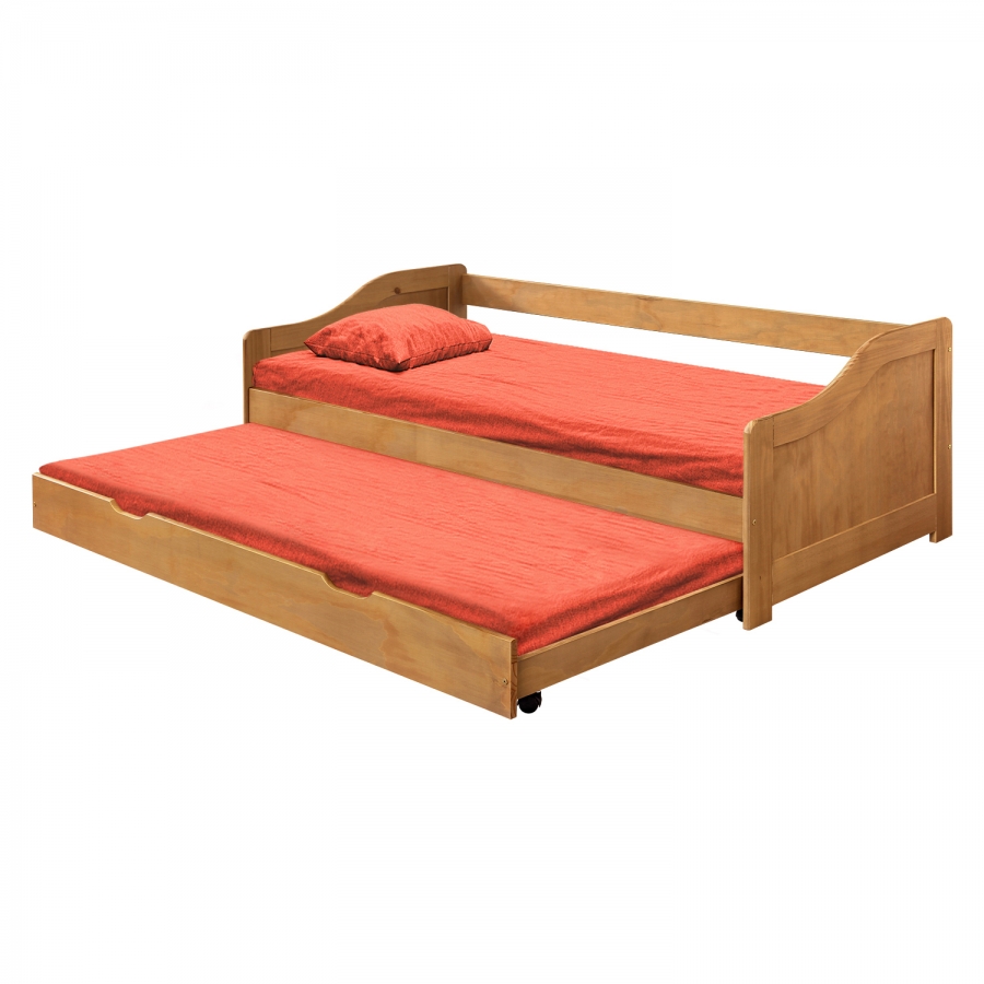 Postel LAURA 90x200 s přístýlkou vosk