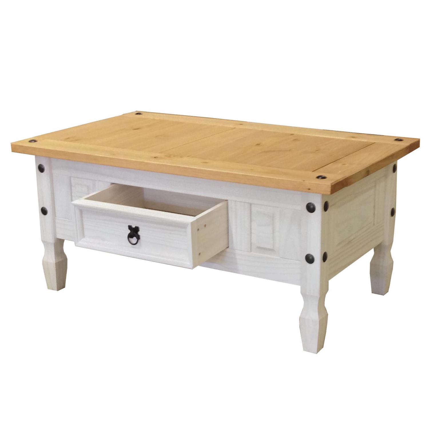 Konferenční stolek CORONA bílý