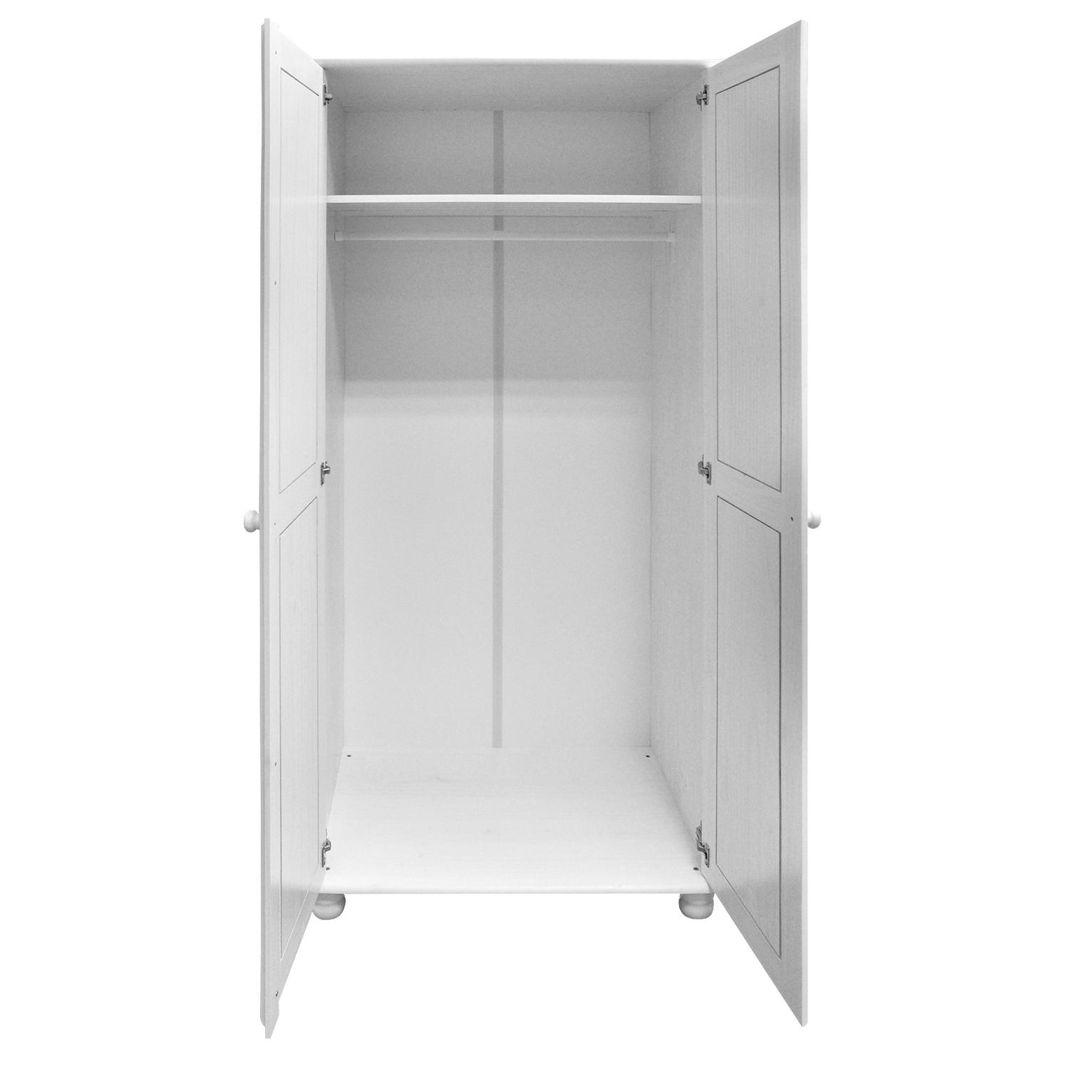 Skříň 2-dveřová 8860B bílý lak