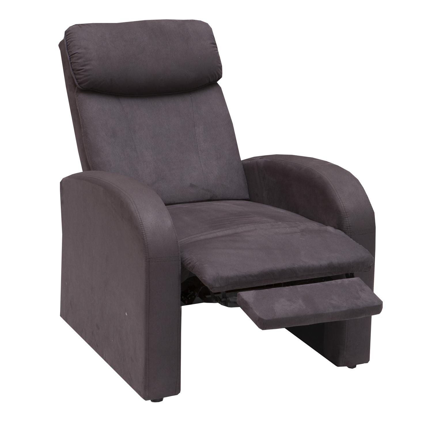 Křeslo TOLEDO hnědé mikrovlákno