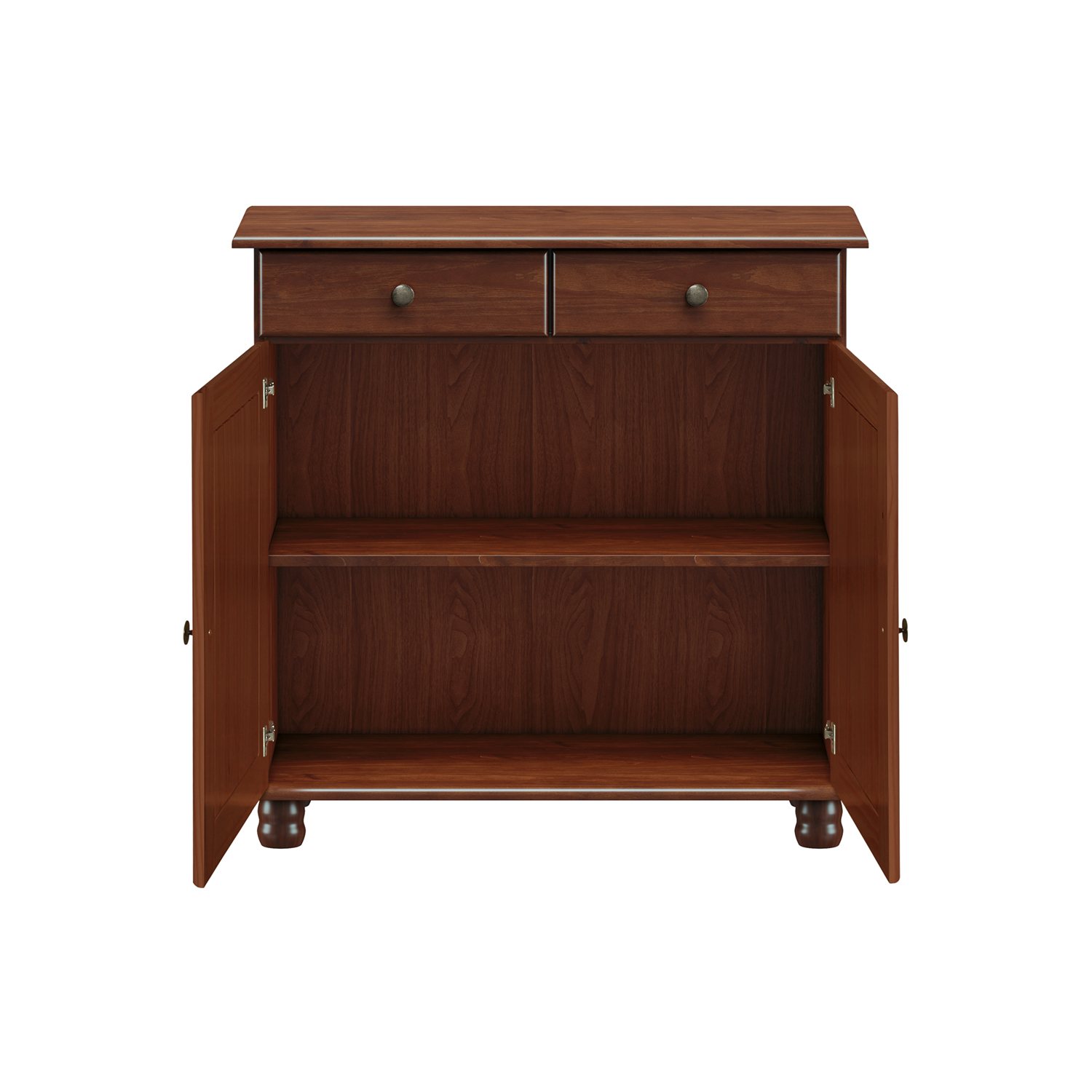 Příborník 2 dveře + 2 zásuvky RUBI tmavě hnědá