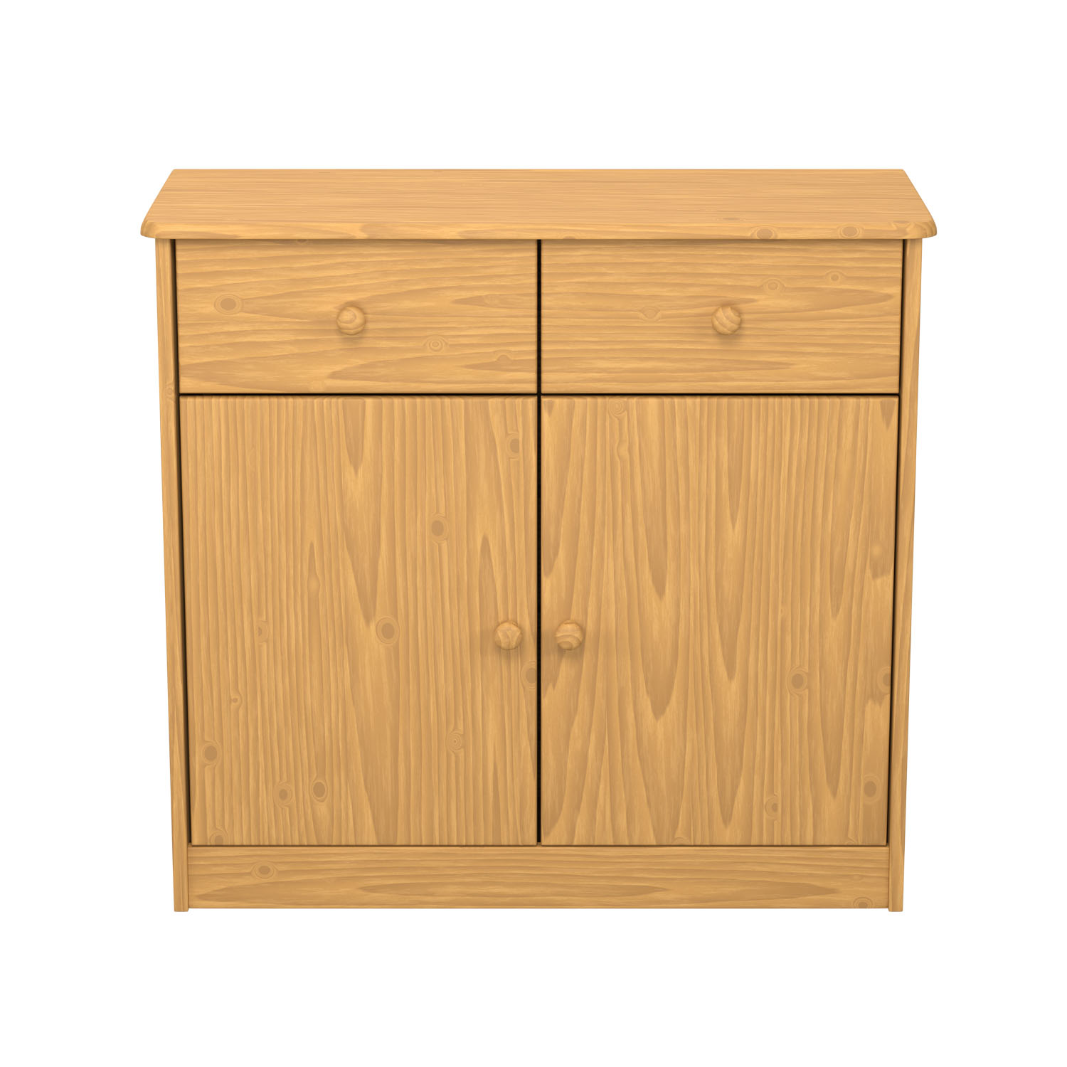Komoda 6V - 2 zásuvky + 2 dvířka vosk