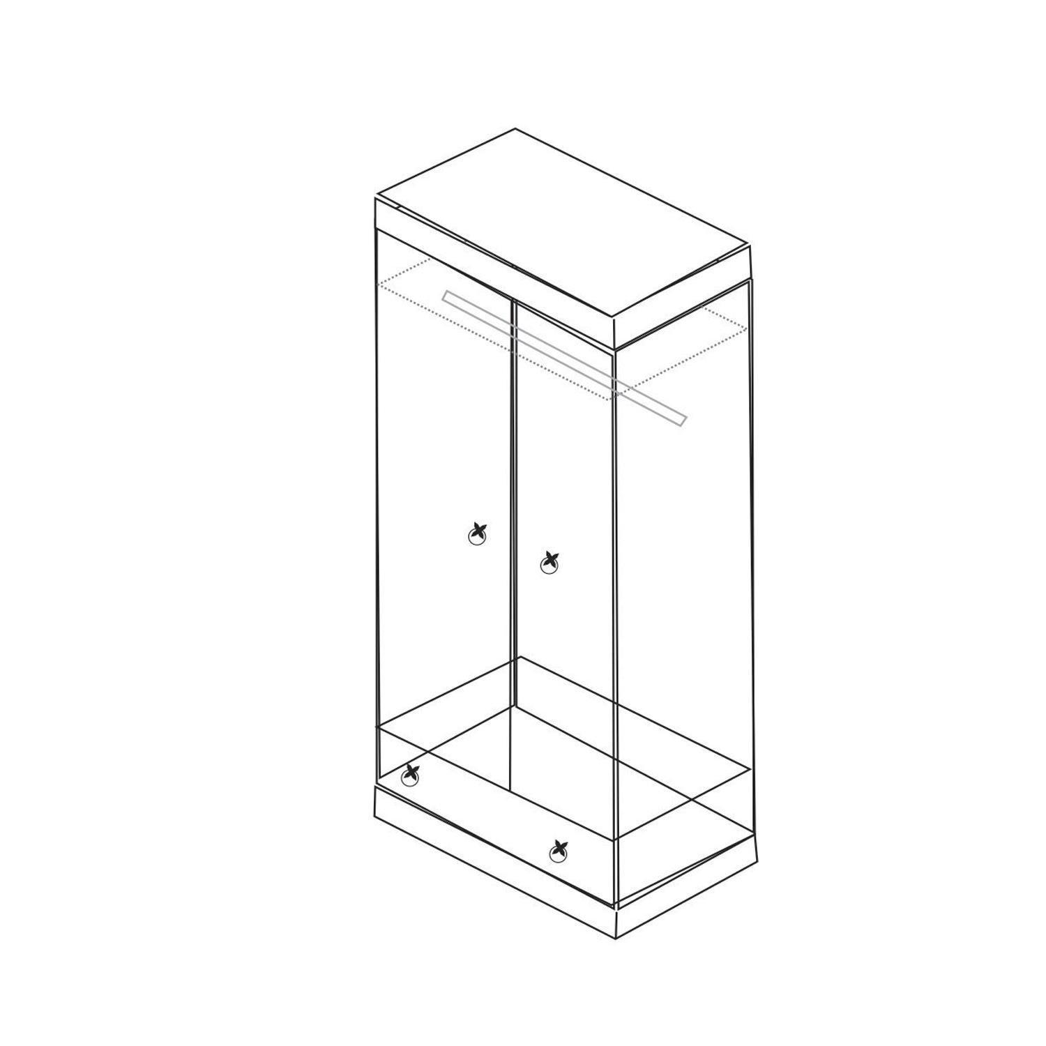 Skříň CORONA 162820 vosk 