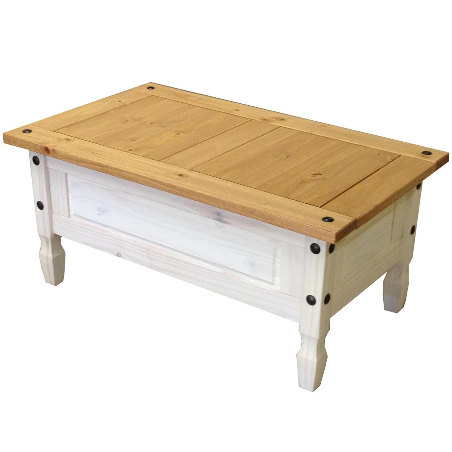 Konferenční stolek CORONA bílý