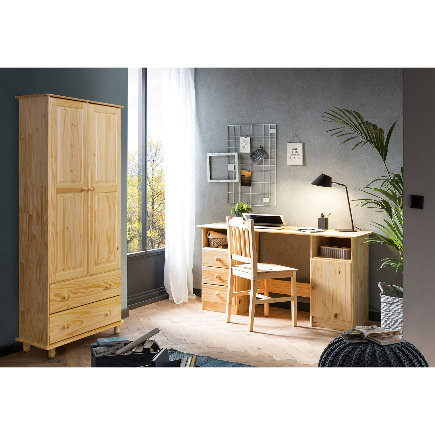 Skříň 2-dveřová 8850 lak