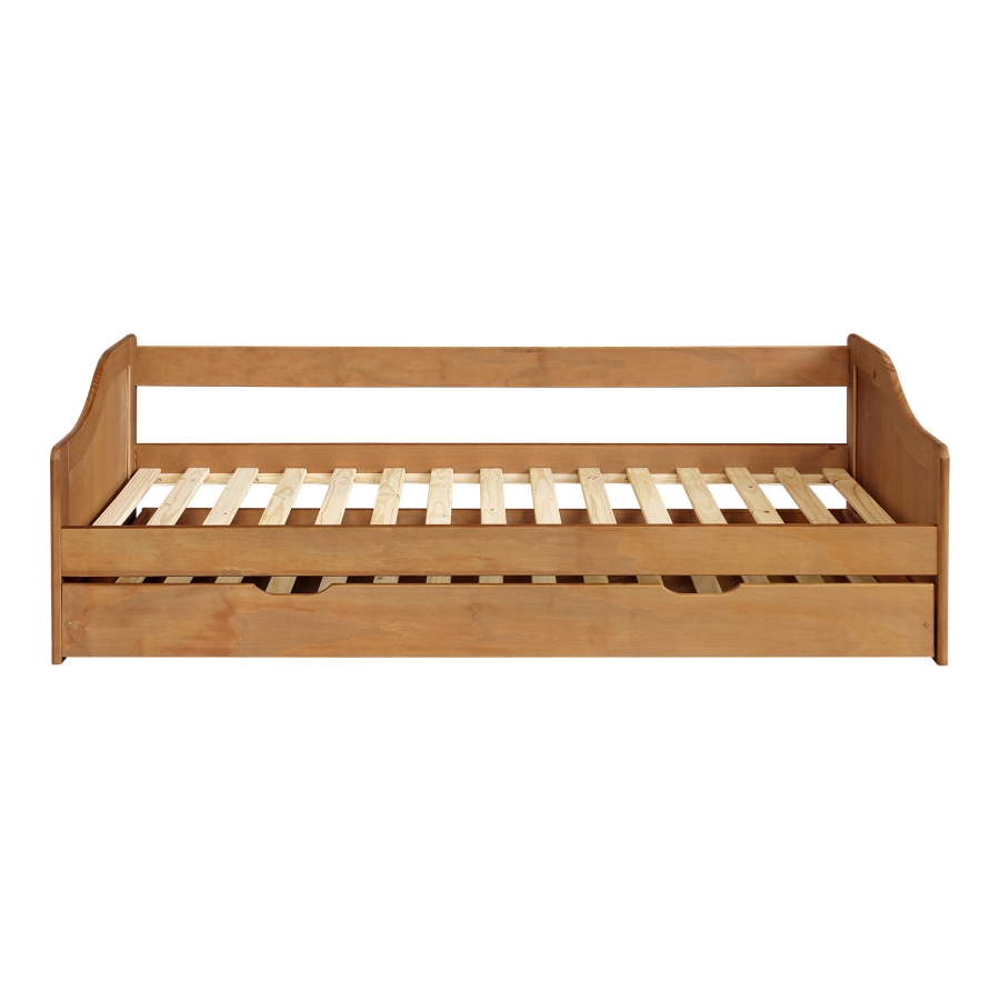 Postel LAURA 90x200 s přístýlkou vosk