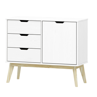 Komoda BONITO 5 bílá
