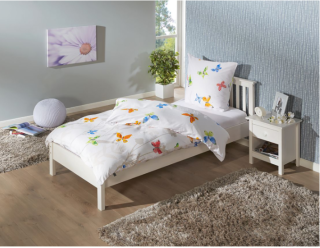 Jednolůžko TORINO 90x200 bílý lak